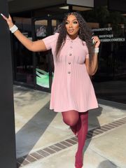 KATE ribbed tennis dress