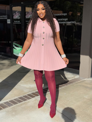 KATE ribbed tennis dress