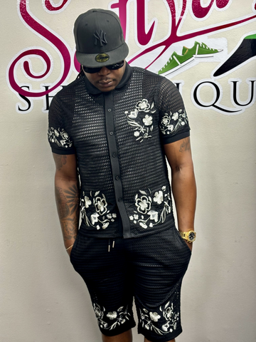 Men's mesh Short Set