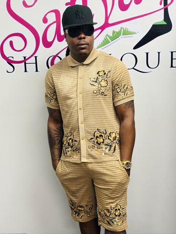 Men's mesh Short Set