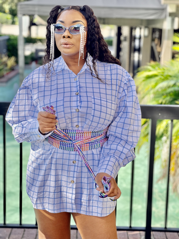 RAPTURE SHIRT DRESS AND WAIST BAND