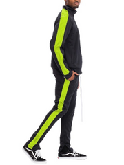 BLACK LIME MEN TRACK SET