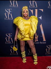 GIVE them the Drama puff mini dress