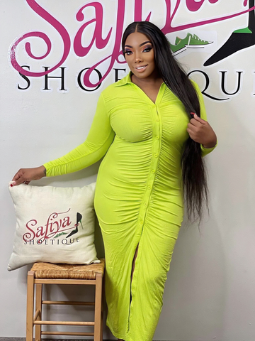 marisol lime dress