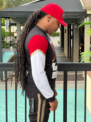 MOBAY HIGHLY ADDICTED SWEAT SHIRT-RED