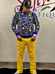 Jacquard Knit Sweater