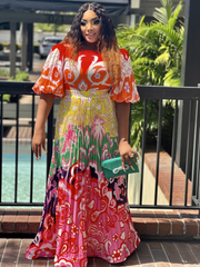 BLESSED WOMAN maxi dress