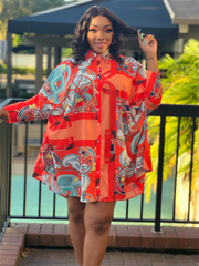 Spill the tea sis mini dress