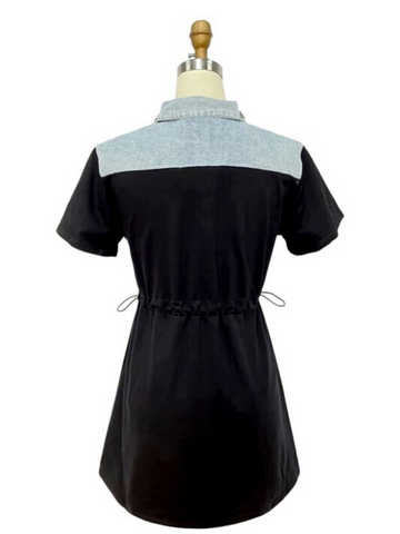 Cutely tuniced denim dress