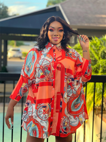 Spill the tea sis mini dress