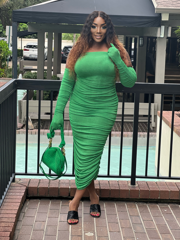 FATAL ATTRACTION RUCHED DRESS