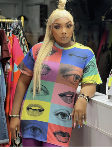 SHE IS POISON tshirt dress