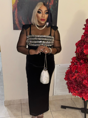 Homely yours black dress