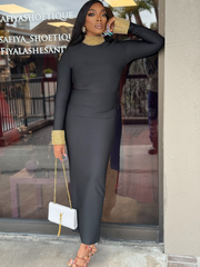 NENE black bandage dress