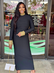 NENE black bandage dress