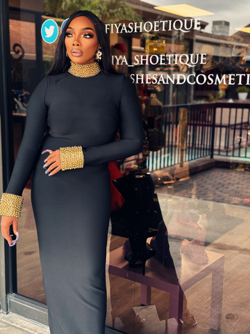 NENE black bandage dress