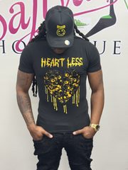 HEART less men graphic T-shirt
