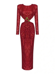 LUNA RED Evening dress