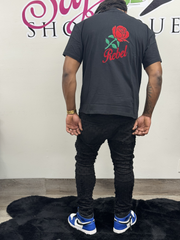 Rebel wid the smokes inna dis graphic T-shirt