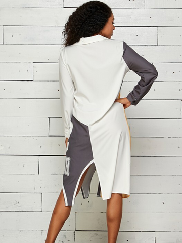 CLAUDIA BUTTON UP DRESS