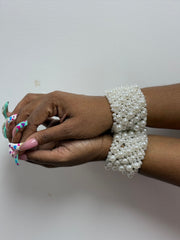 CHLOE Pearls Statement Stretch Bracelet