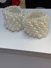 CHLOE Pearls Statement Stretch Bracelet