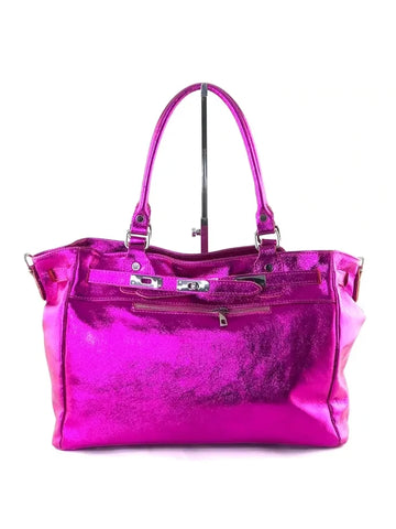 pink Laminato Hand&Shoulder Bag