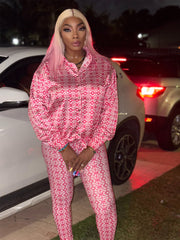 “Pink Luxe Monogram set”