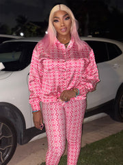 “Pink Luxe Monogram set”