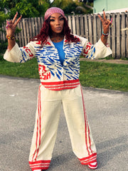 SOPHIE Shirt and Trousers Fashion Casual Suit