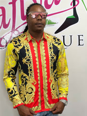 REDEEMER MEN BUTTON UP SHIRT